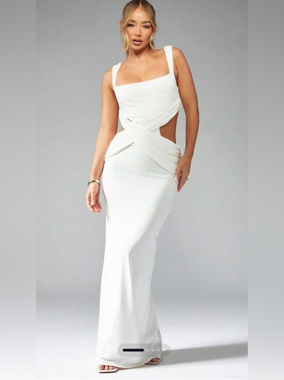 Women's White Maxi dress